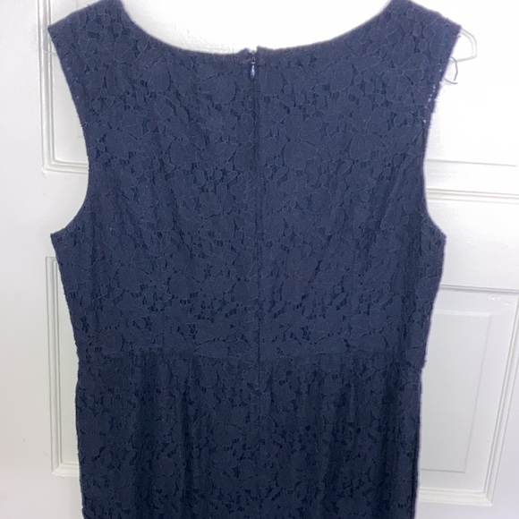 J. Crew Navy Blue Lace Dress size 12 - Picture 5 of 5